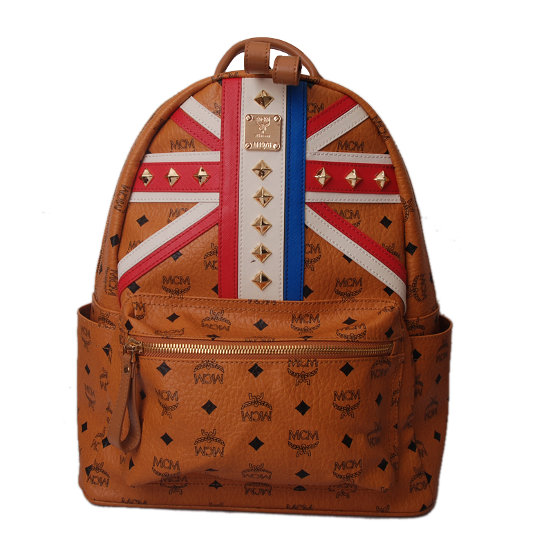 NEW MCM Studded Backpack NO.0056 - Click Image to Close